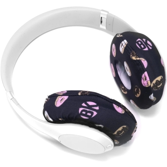 Beat Kicks Headphone Covers - Donut Print - Protective, Washable, x2 Sizes, New - Picture 2 of 11